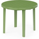 Стол 900х750мм круглый (зеленый)