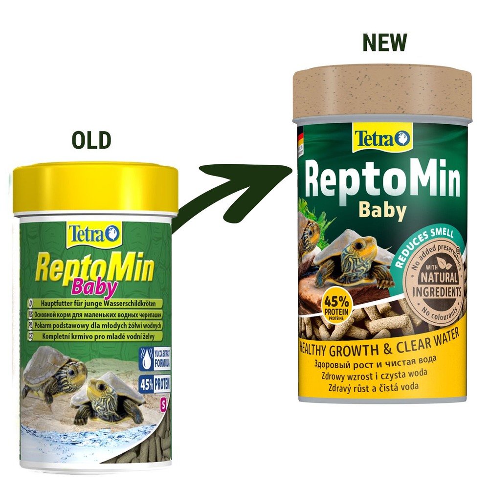 Tetra ReptoMin Baby корм для молоди водных черепах 100 мл