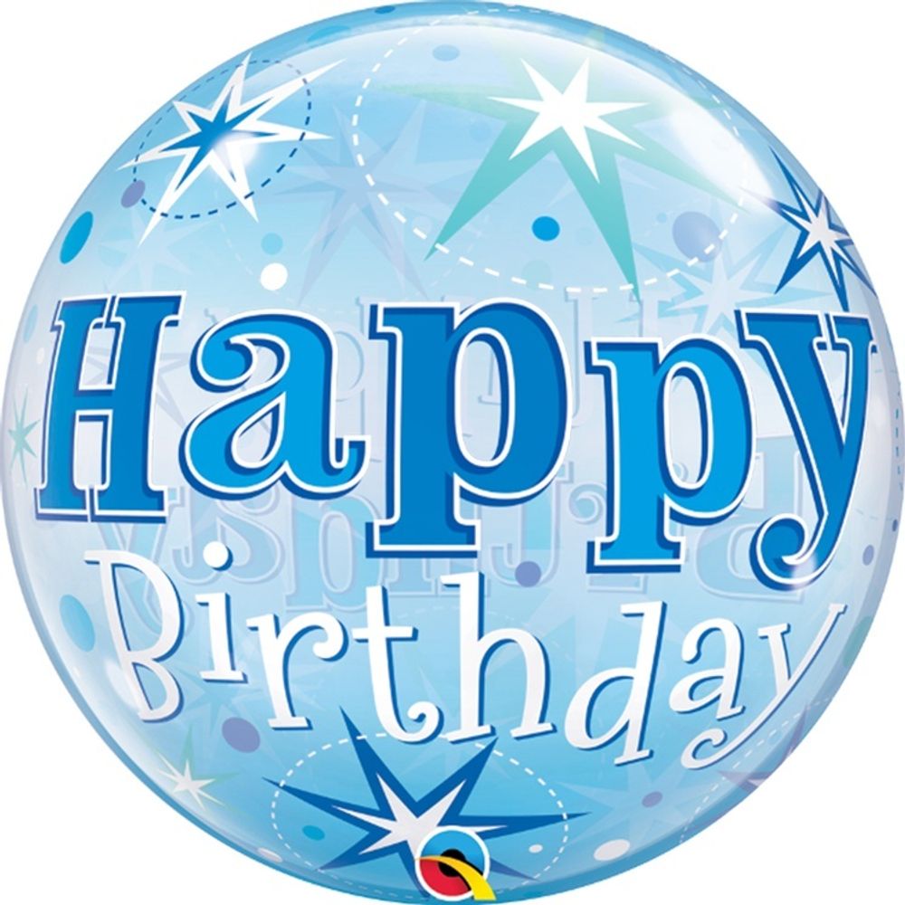 П BUBBLE 22&quot; HB Искры синий