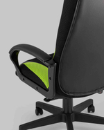 Кресло игровое TopChairs ST-CYBER 9 черный/зеленый