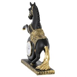 GAEM Фигурка декоративная "Лошадь" с часами (ААх1 н/п), L32 W9,5 H35 см