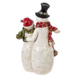 GAEM Фигурка декоративная "Снеговики", L18 W9 H31 см