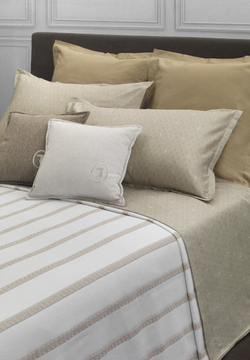 Постельное белье семейное Trussardi Royal Grey Hound sand фото