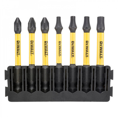 DeWalt, DT70823, Набор бит PZ TX MIX BAR FLEXTORQ 57 мм 7 шт, шт
