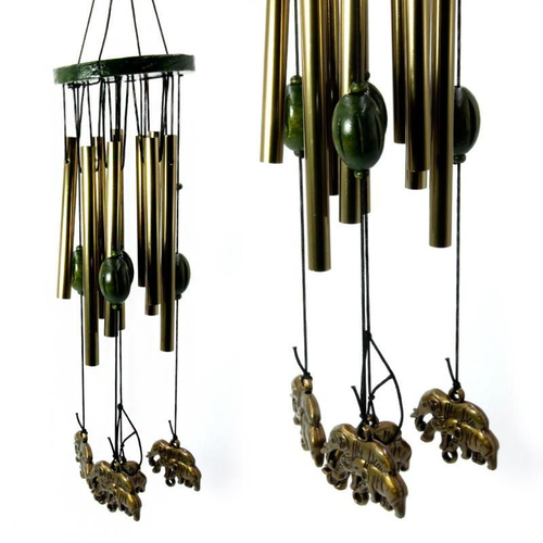 Музыка ветра со слониками 9 палочек