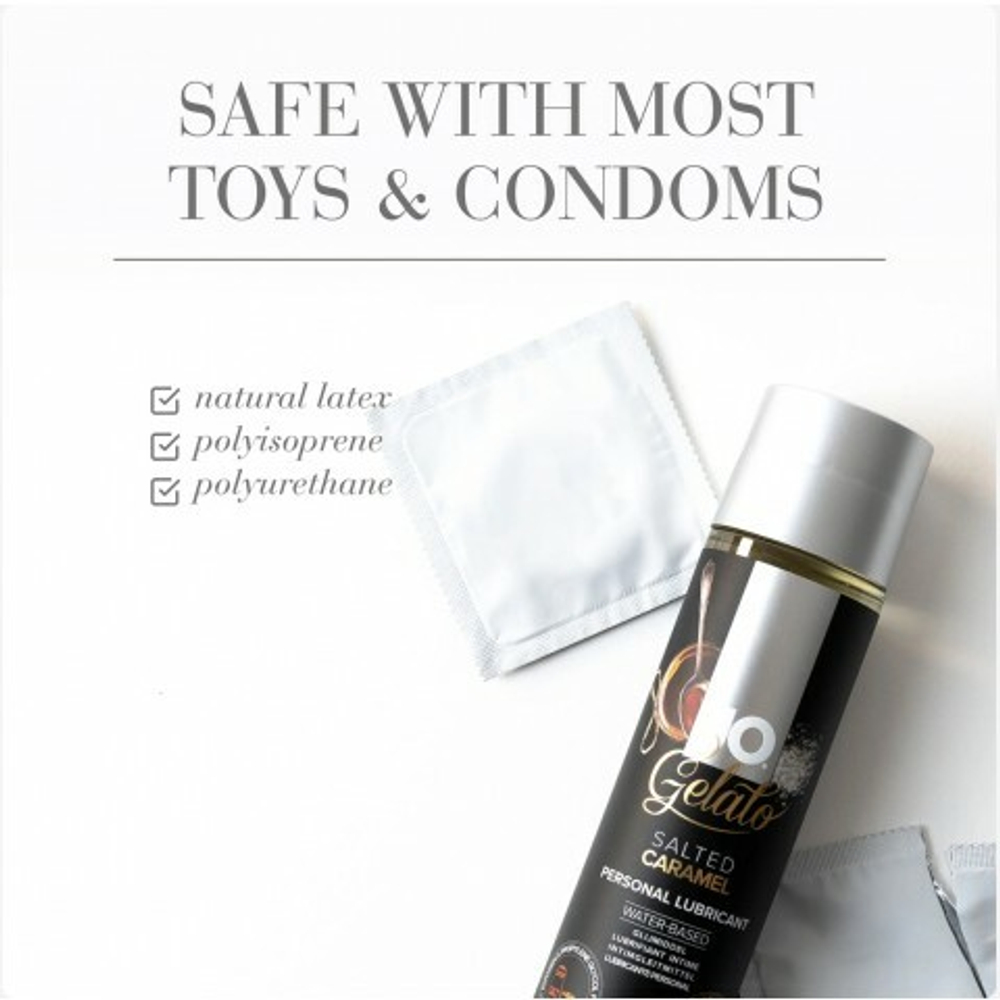 Вкусовой лубрикант "Соленая карамель" JO Gelato Salted Caramel 120 мл