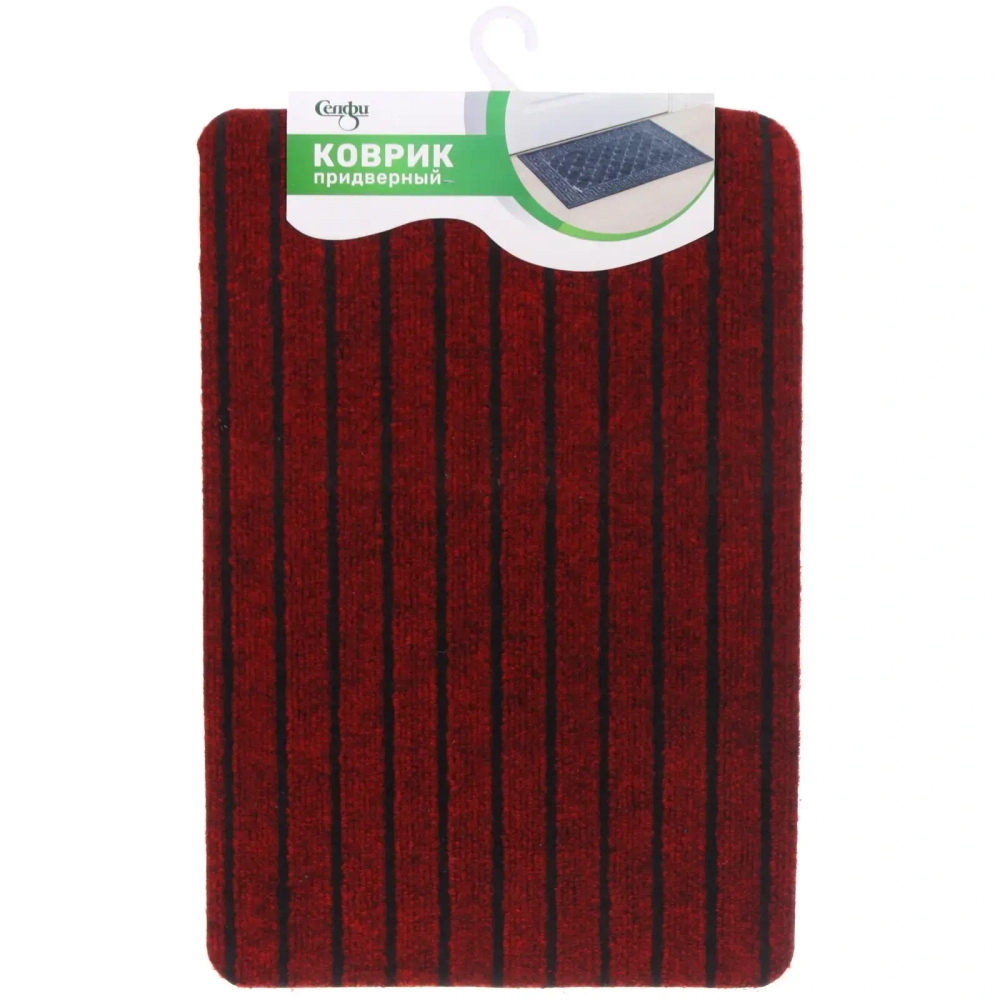 Коврик придверный «Гранит» 38*58 красный