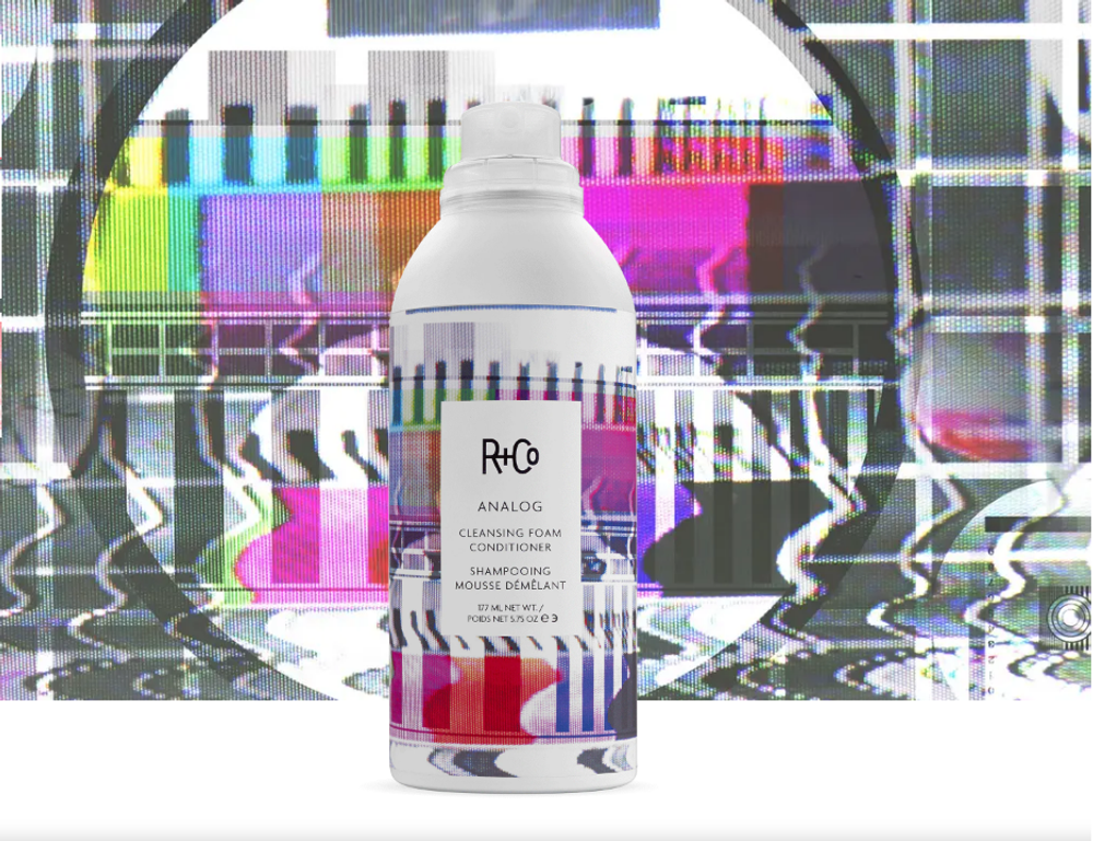 R+Co ANALOG cleansing foam conditioner/АНАЛОГ очищающая пена-кондиционер (ко-вошинг), 177мл