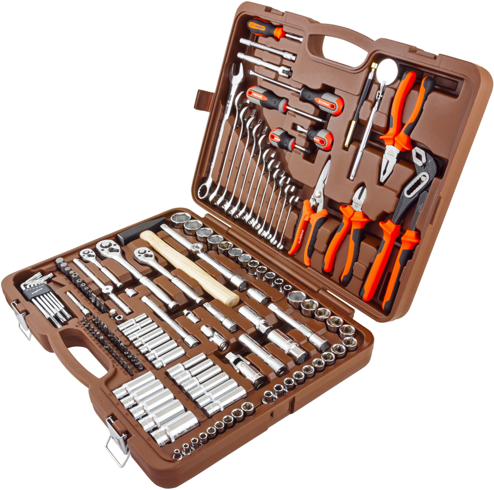 OMT150S (OMT150S18) Набор инструмента универсальный 1/4", 3/8" и 1/2"DR, 150 предметов