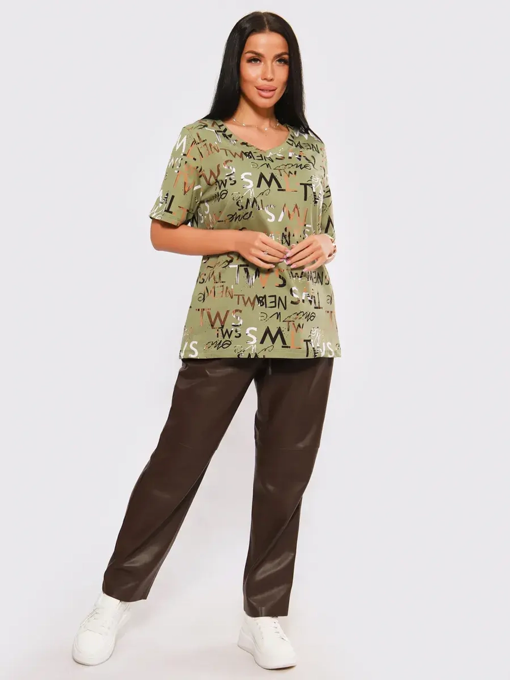 Футболка женская большие размеры