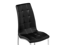 Стул на металлокаркасе DC2-092-2 black / chrome