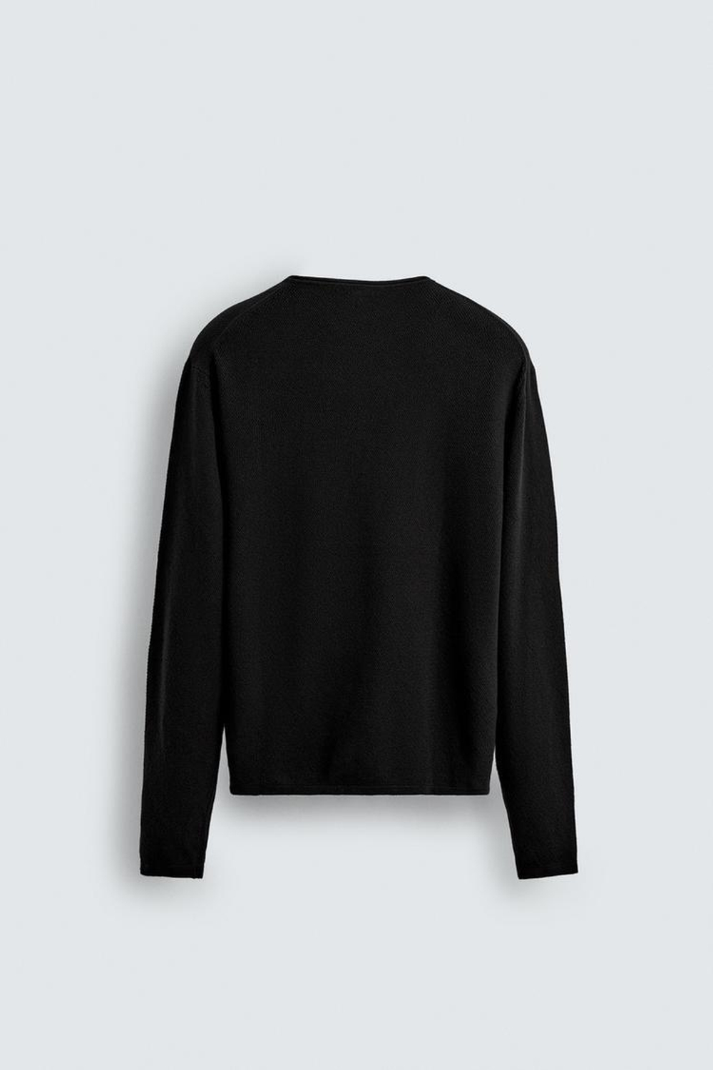 ZARA ДЖЕМПЕР СВОБОДНОГО КРОЯ, ЧЕРНЫЙ