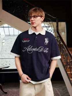 Рубашка HARSHandCRUEL "Atlanta Vibe" Short Sleeve Polo Shirt