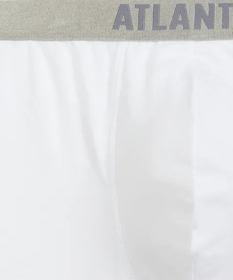 Трусы мужские боксеры (2шт), Atlantic Basic 2BMH-012, пима хлопок, белый