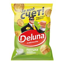 Кукурузные снеки Deluna Сметана и лук 85 г
