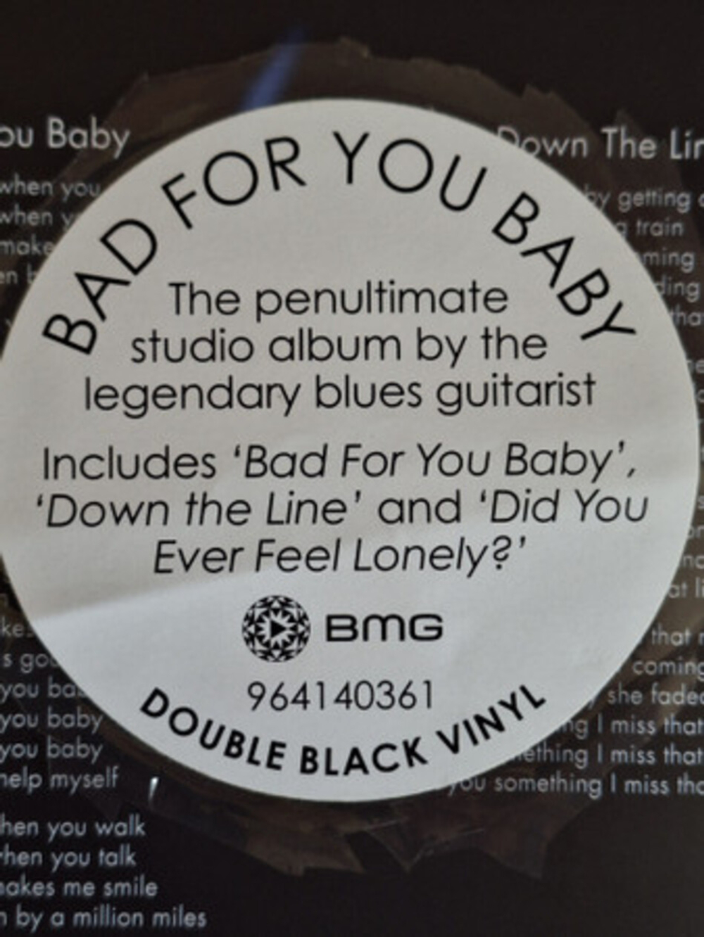 Gary Moore / Bad For You Baby (2LP)