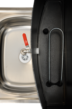 Умывальник дачный с подогревом "Люкс" ВИХРЬ, нержавейка, медный