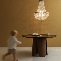 Дизайнерский обеденный стол BLOSSOM chocolate