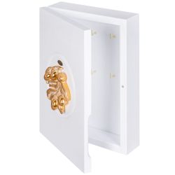 Полка ключница Oliva Branch (Олива Бранч) 2 Айс Мраморное золото