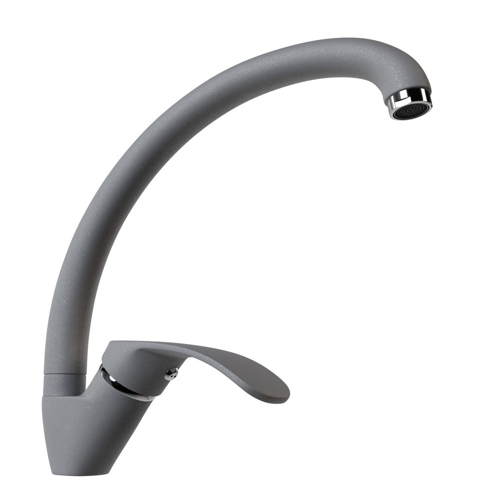 Смеситель для кухни 35к MIXLINE ML-GS02 (342) графит высок. излив