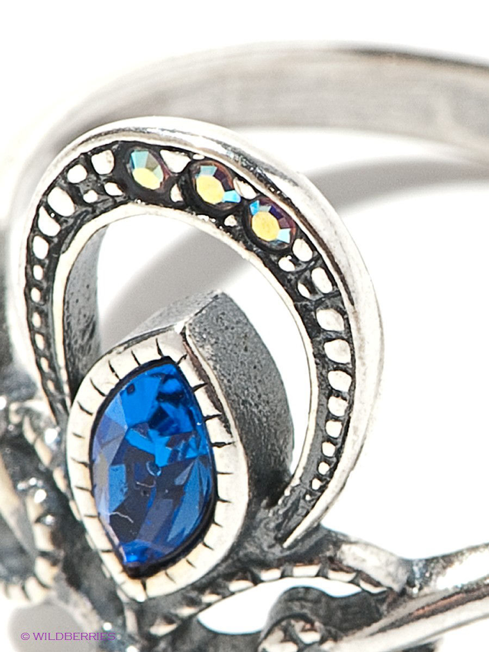 "Дувр" кольцо в серебряном покрытии из коллекции "Винтаж" от Jenavi
