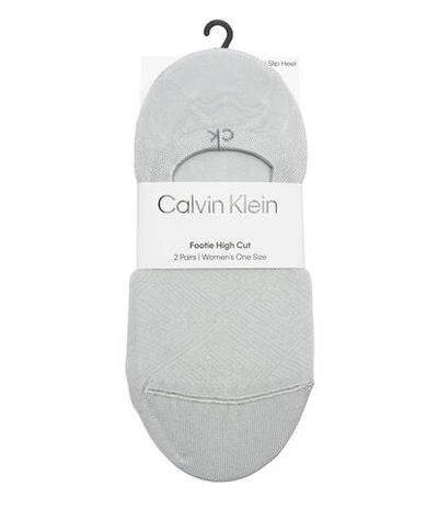 Носки/носки-следы 2 пары Calvin Klein - серый(701232644)