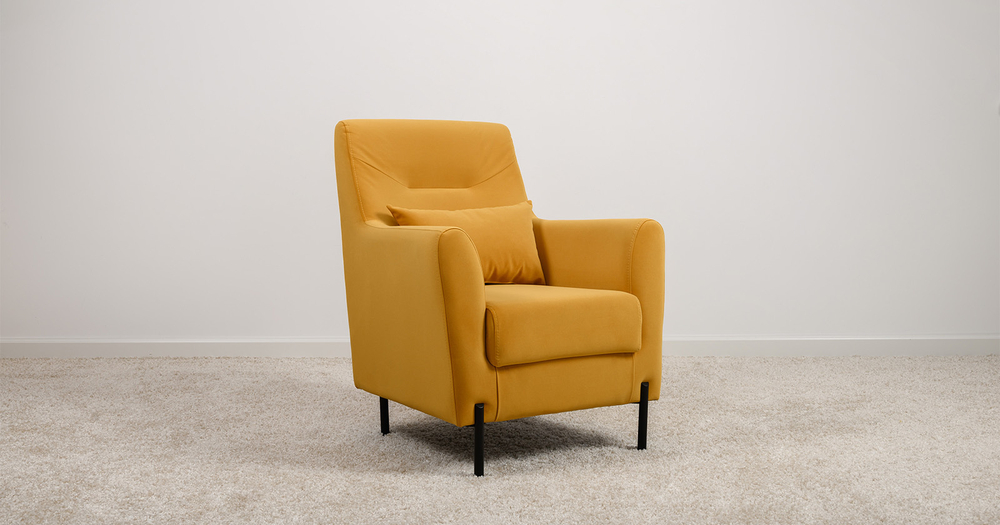 Барселона кресло для отдыха (желтый)