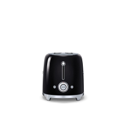 Тостер Smeg Стиль 50-х годов для 4 тостов черный Италия вид сбоку