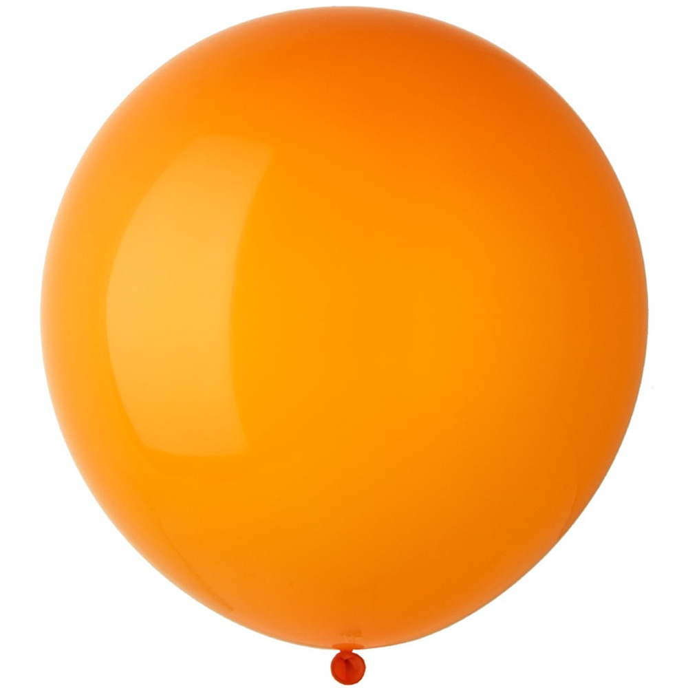 Шар латексный Экстра Кристалл 61 см (Оранжевый)