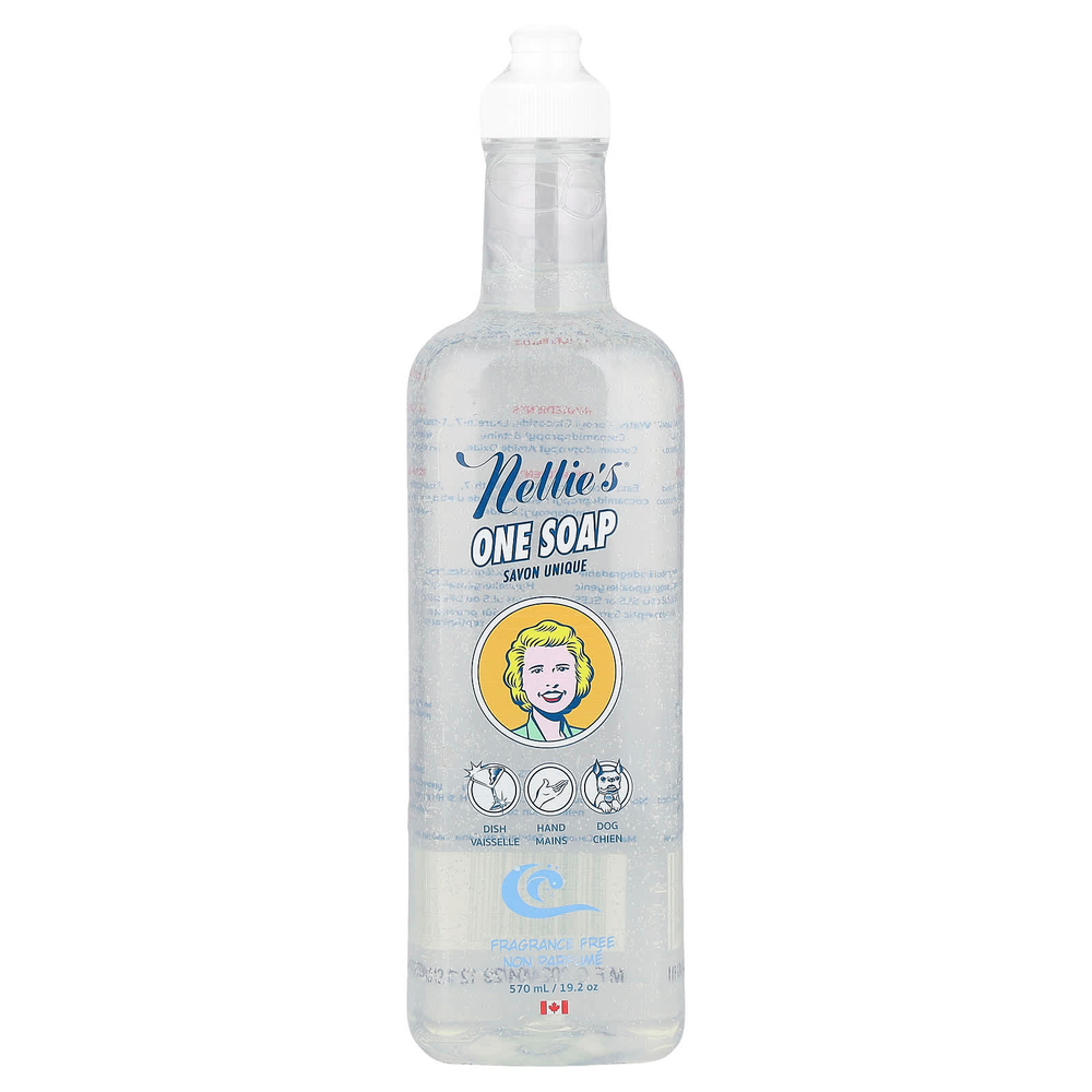 Nellie's, One Soap, без отдушек, 570 мл (19,2 унции)