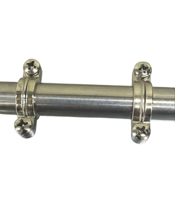 Хомут никель для фиксации трубы D22