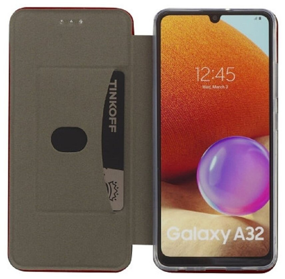 Чехол книжка Book Samsung A32.(325) красный Zibelino