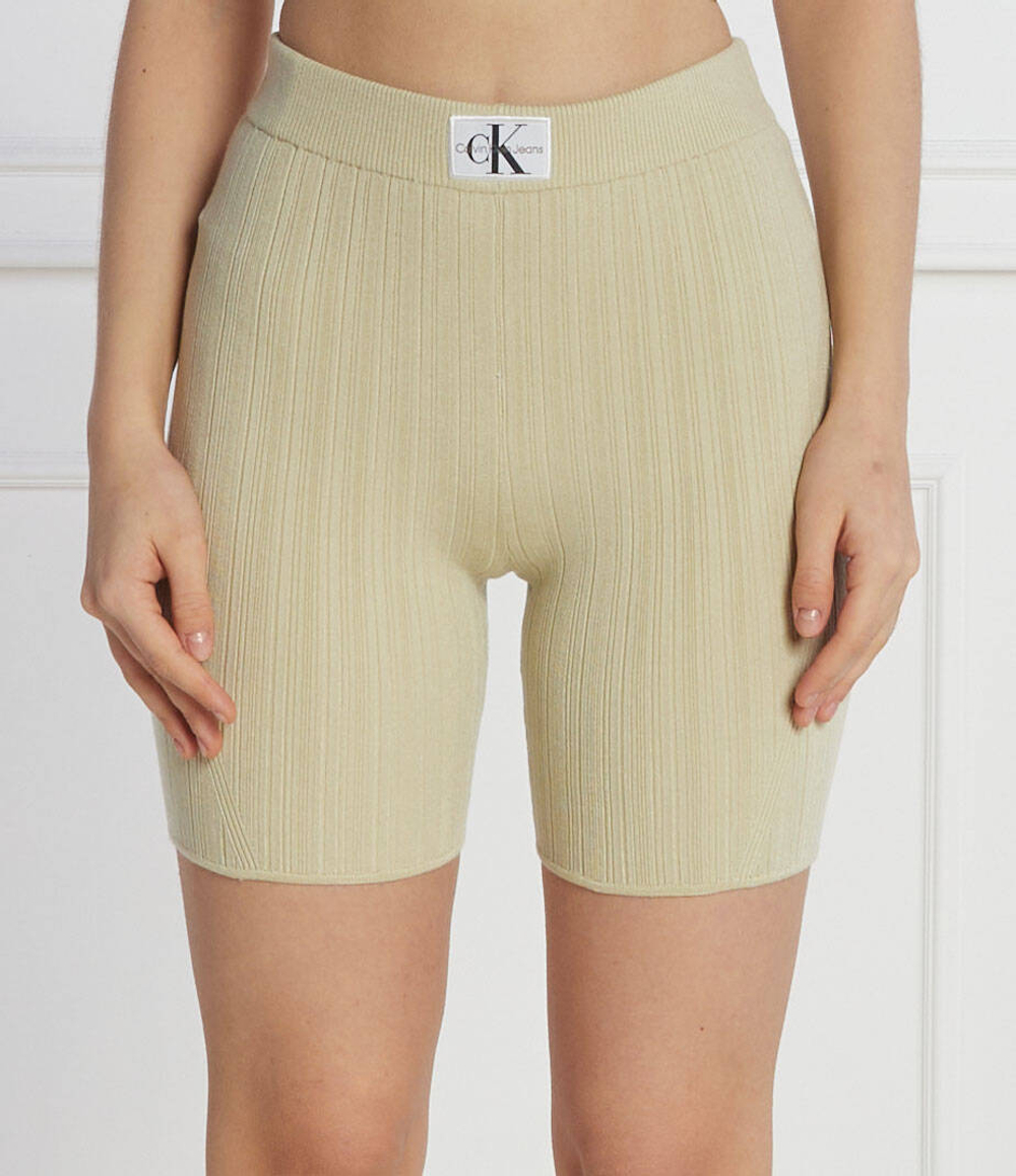 велосипедки CALVIN KLEIN JEANS - бежевый(J20J223138)