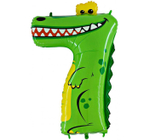 Цифра 7 - крокодил