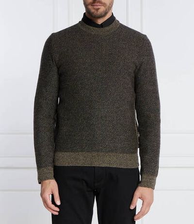 Хлопковый свитер marameo BOSS BLACK - коричневый(50500662)