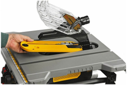 Настольная пила 1850 Вт, 5800 об/мин, диск 210x30 мм DEWALT DWE7485-QS