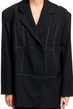 Жакет с корсетными линиями Invitation black