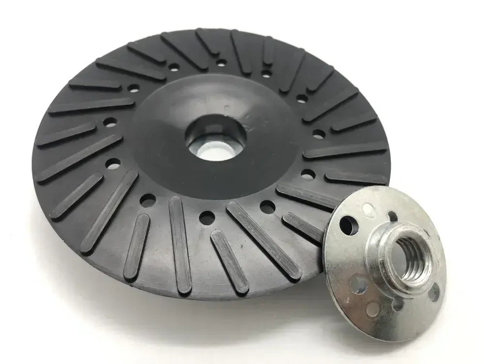 Опорная тарелка Speed Phantome жёсткая с рёбрами для фибровых дисков 125 мм