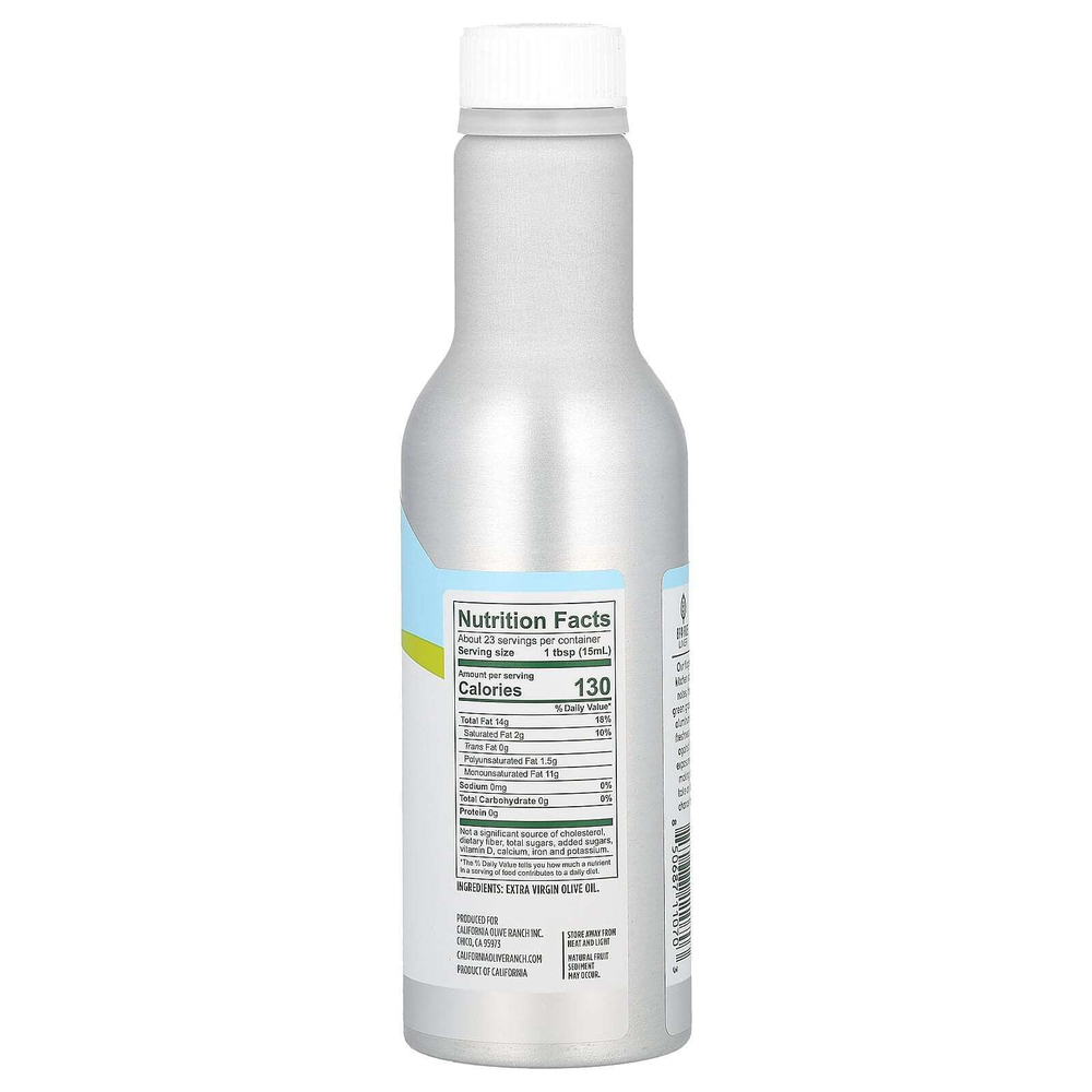 California Olive Ranch, 100% California, нерафинированное оливковое масло высшего качества, насыщенный и яркий, 355 мл (12 жидк. унций)