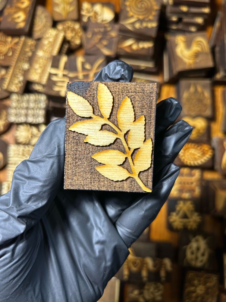 Деревянный штамп 130 (5,5x4,5 см) (Уценка!)