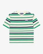 Футболка Ymkashix Nineties бежевый / зеленый