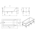 Акриловая ванна Roca Easy 180x80 248618000 без гидромассажа