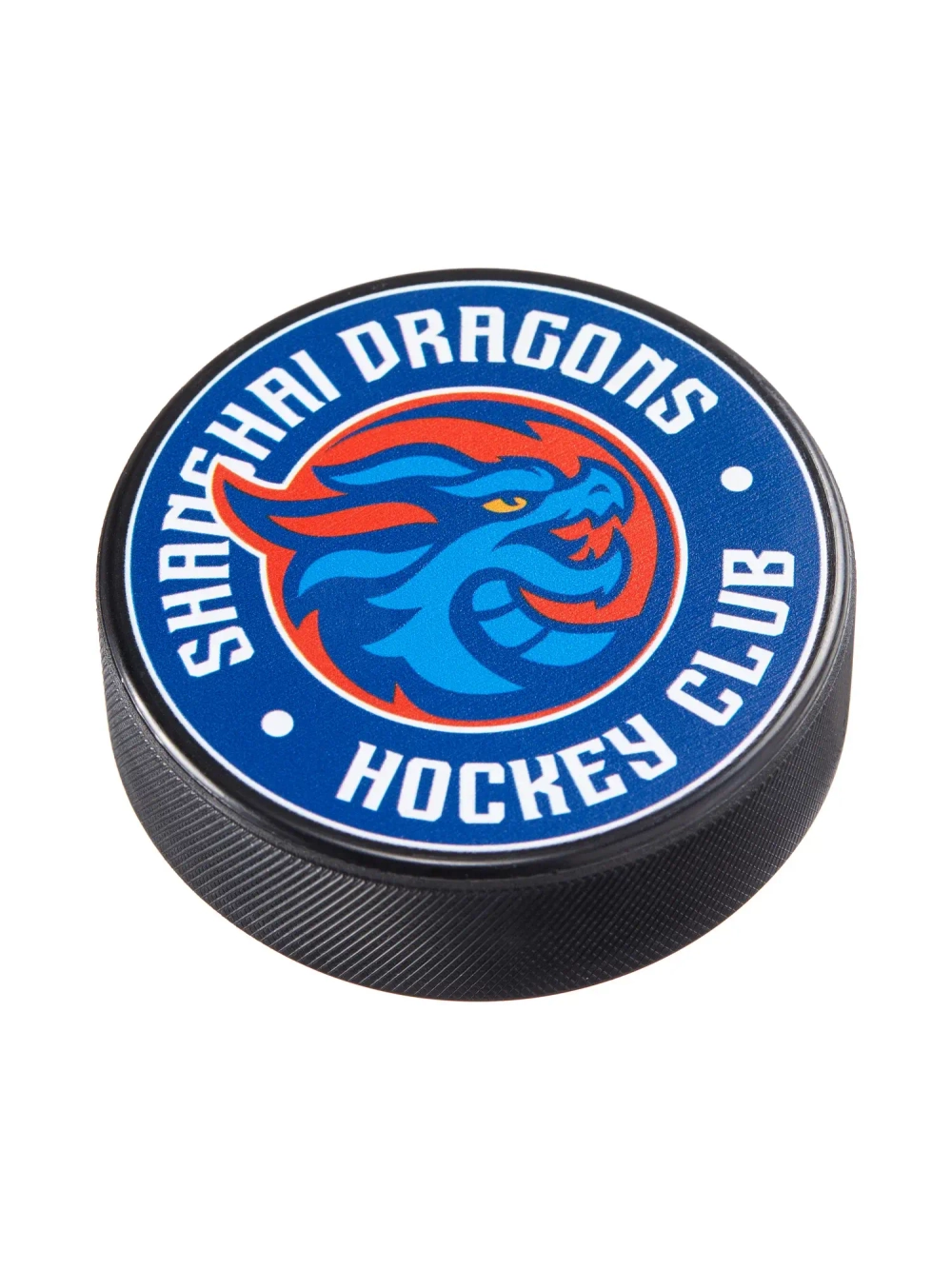 Шайба сувенирная с логотипом ХК "Шанхайские Драконы"