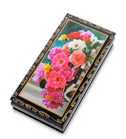 Народные промыслы ШК-11/ 5-F Шкатулка-купюрница в технике декупаж (8х17х4)