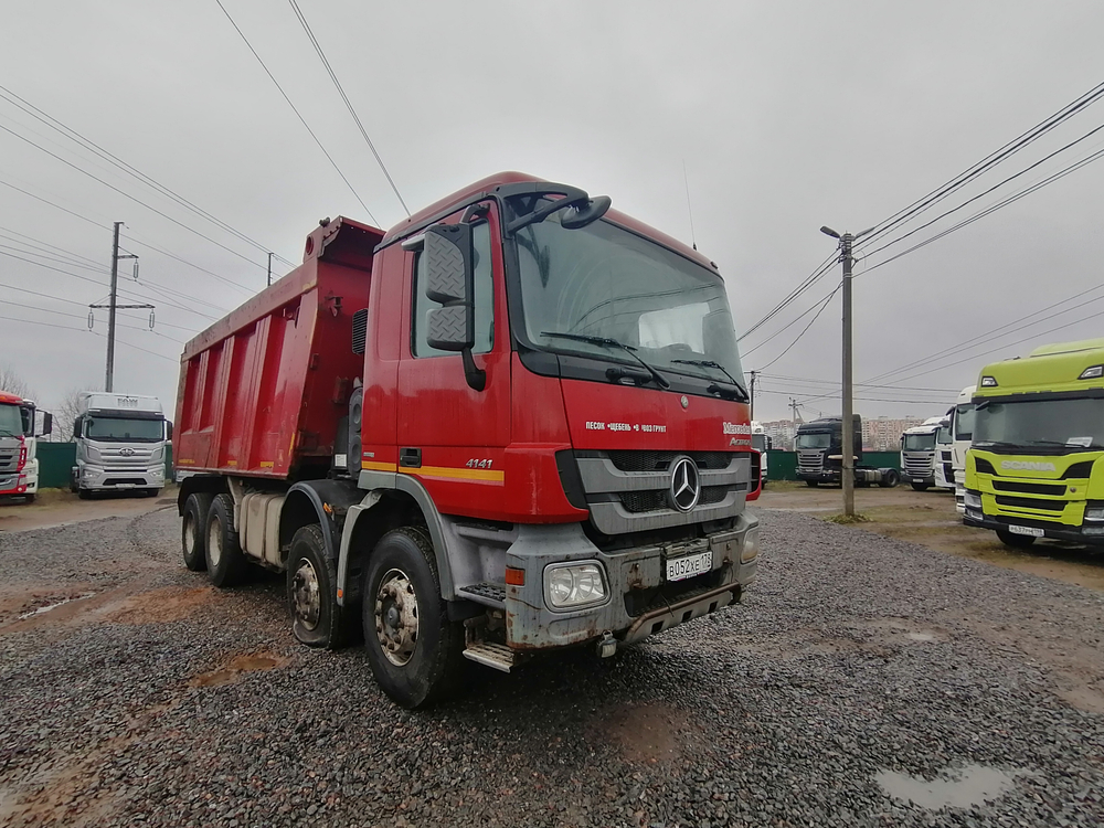 Mercedes-Benz ACTROS 8x4 Самосвал 4141 K (Дизельный, 11,9 л, 408 л.с., МТ)