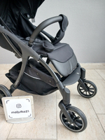 Коляска прогулочная Peppy Latina (black cosmos) черная