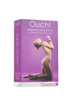 Фиолетовая нейлоновая веревка для бандажа Kinbaku Mini - 1,5 м. (Цвет: фиолетовый)