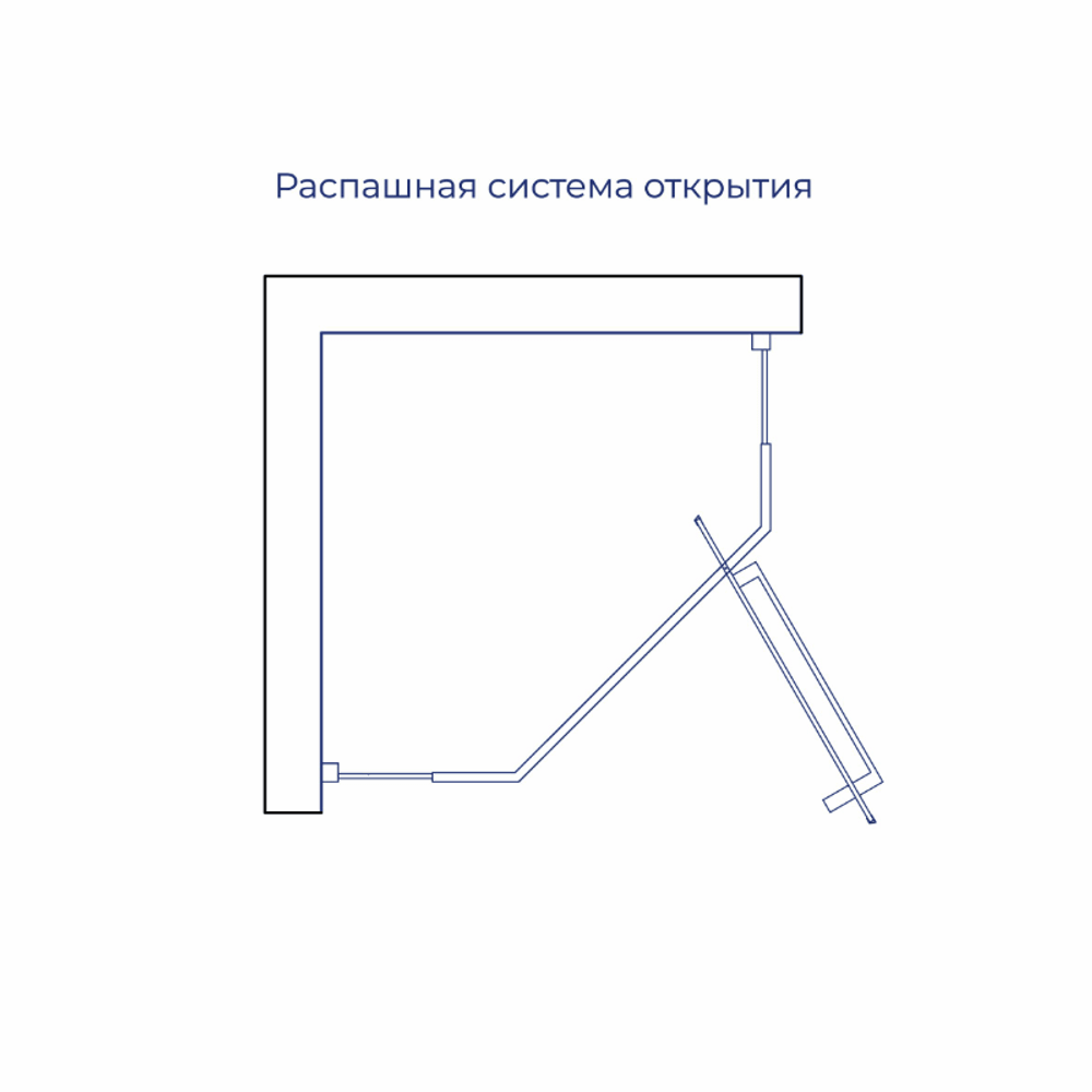 Душевой уголок RGW HO-081 (Прозрачное, 900x900)