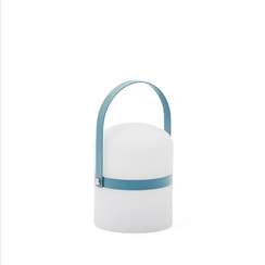 Настольная лампа Ridley mini LED из полиэтилена синего цвета