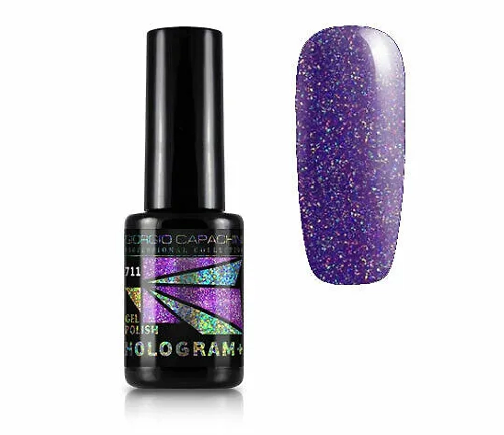 Гель-лак трехфазный Hologram+ GC 7 мл №711